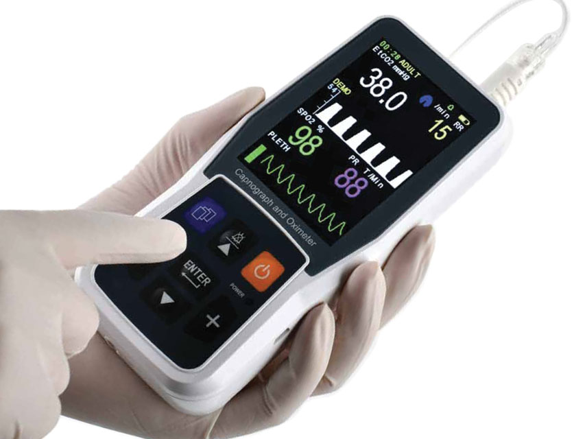 Handheld Capnograph and Oximeter  Handheld Capnograph and Oximeter